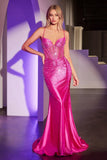 Cher Gown Micro Crystal Embellished Dress