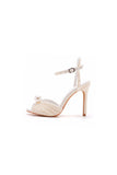 Elegant Pearl Peep Toe Stiletto Ultra High Heels