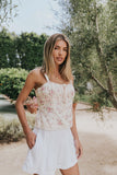 Mikey Floral Corset Top