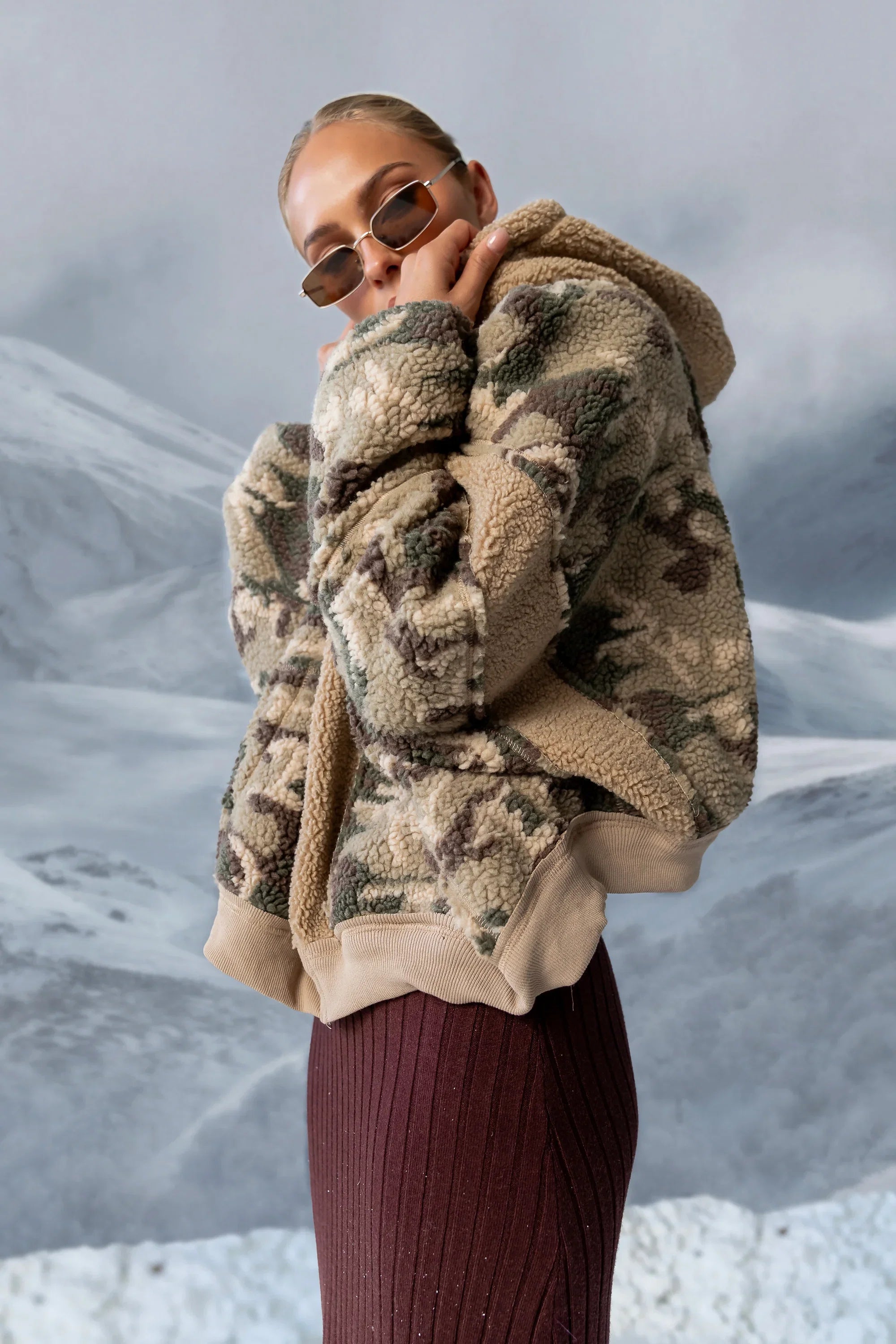 Lennox Oversized Sherpa Jacket FINAL SALE