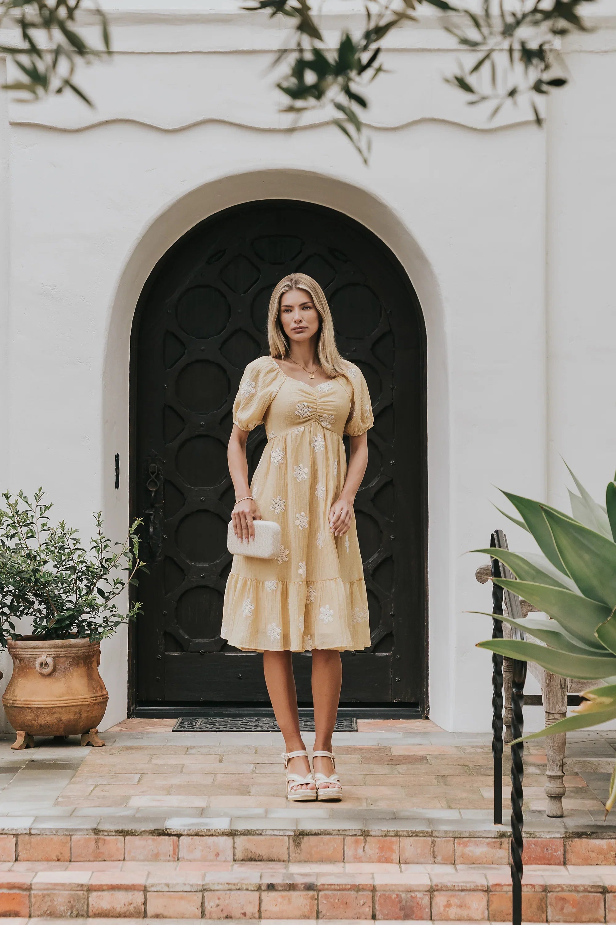 Shannon Floral Embroidered Dress