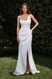 Johanna Gown Off White Strapless Fitted Gown