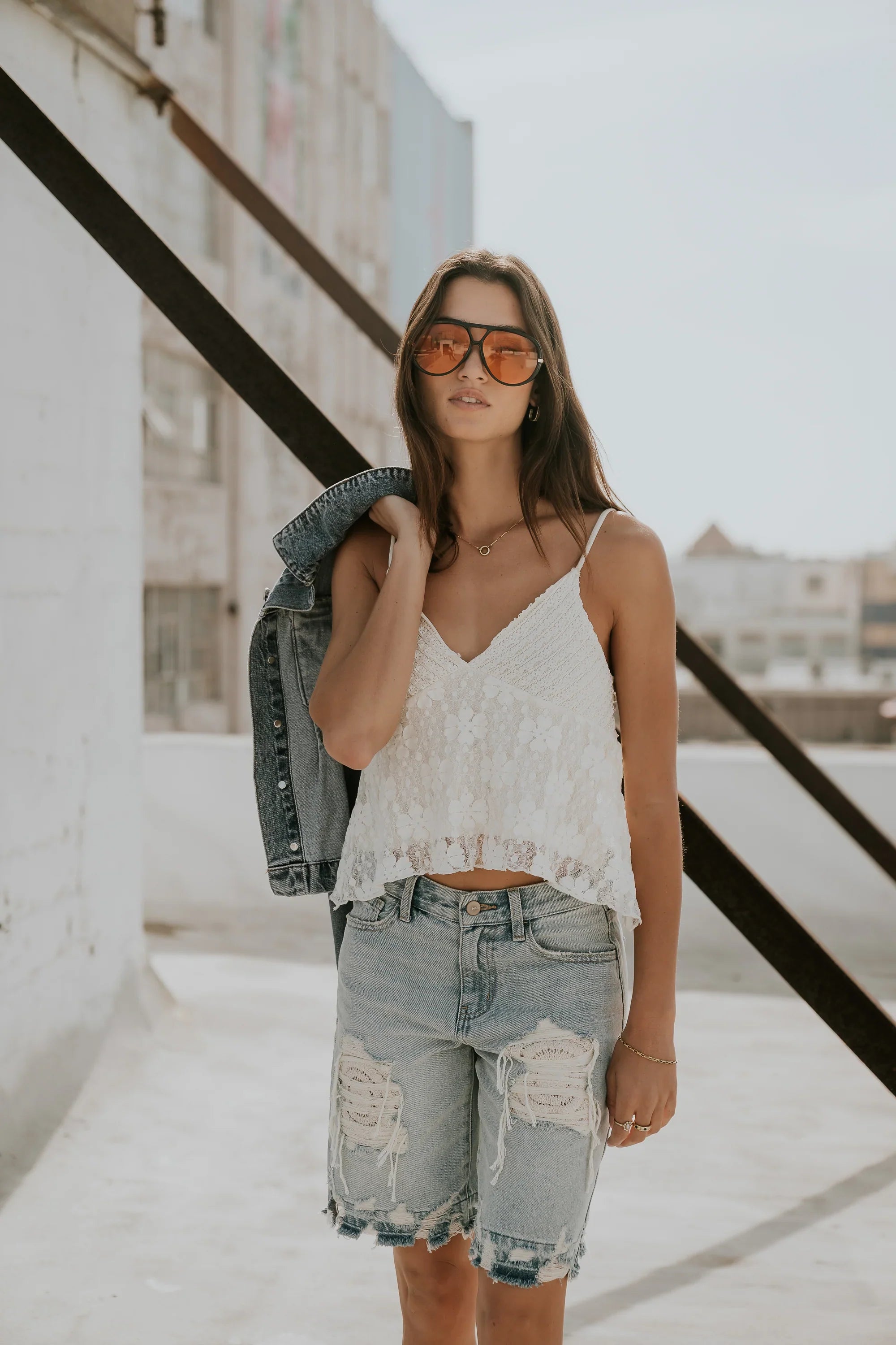 Jasmine Lace Tank Top