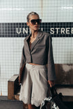 Crystal Cropped Blazer