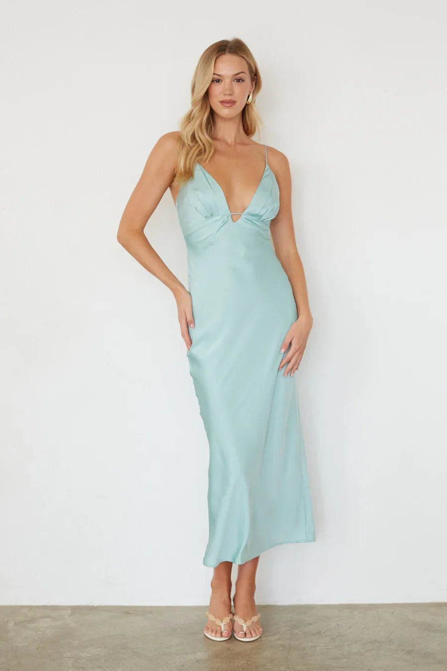 Amika Satin Maxi Dress