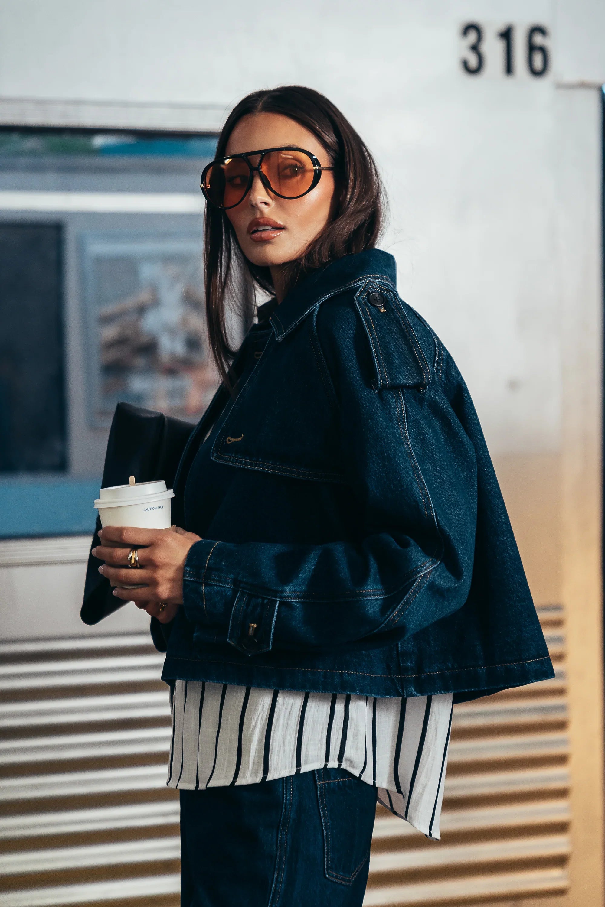 Sally Cropped Trench Coat