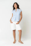 Hank Twofer Top in Light Blue