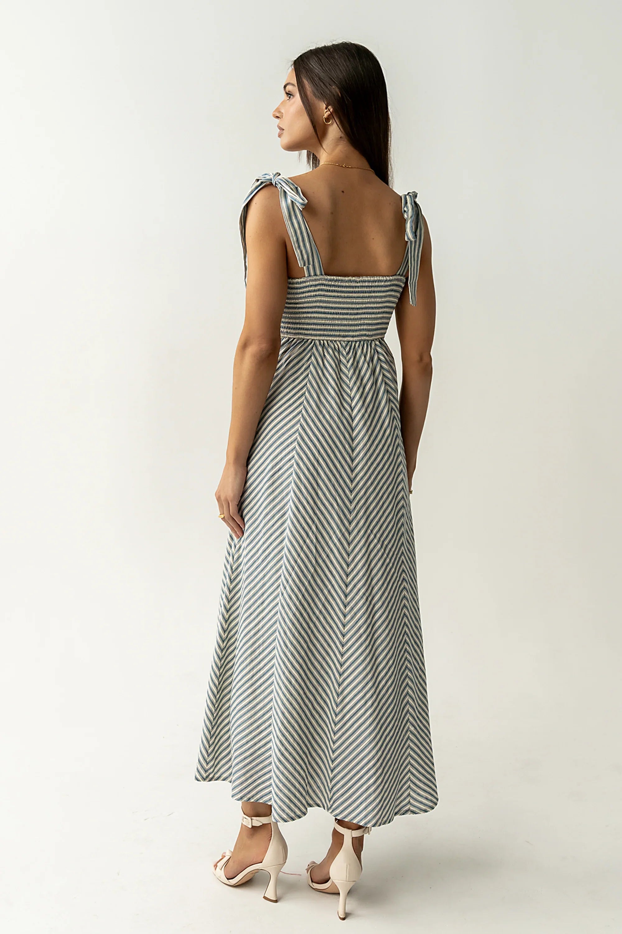 Michelle Striped Maxi Dress