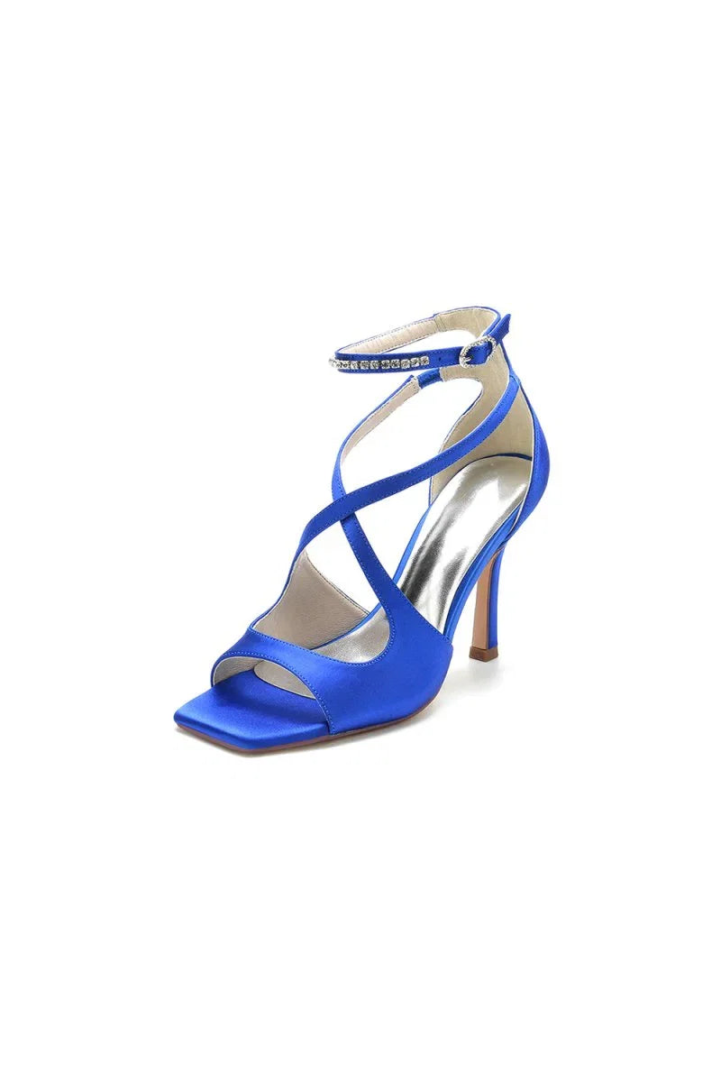 Open Toe Wedding Shoes with Straps