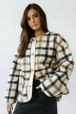 Jasper Gingham Sherpa Jacket FINAL SALE