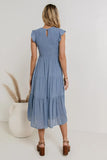 Declan Midi Dress in Blue FINAL SALE