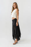 Ainsley Asymmetrical Maxi Skirt