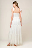 AFTER THE RAIN WHITE LACE MAXI DRESS FINAL SALE