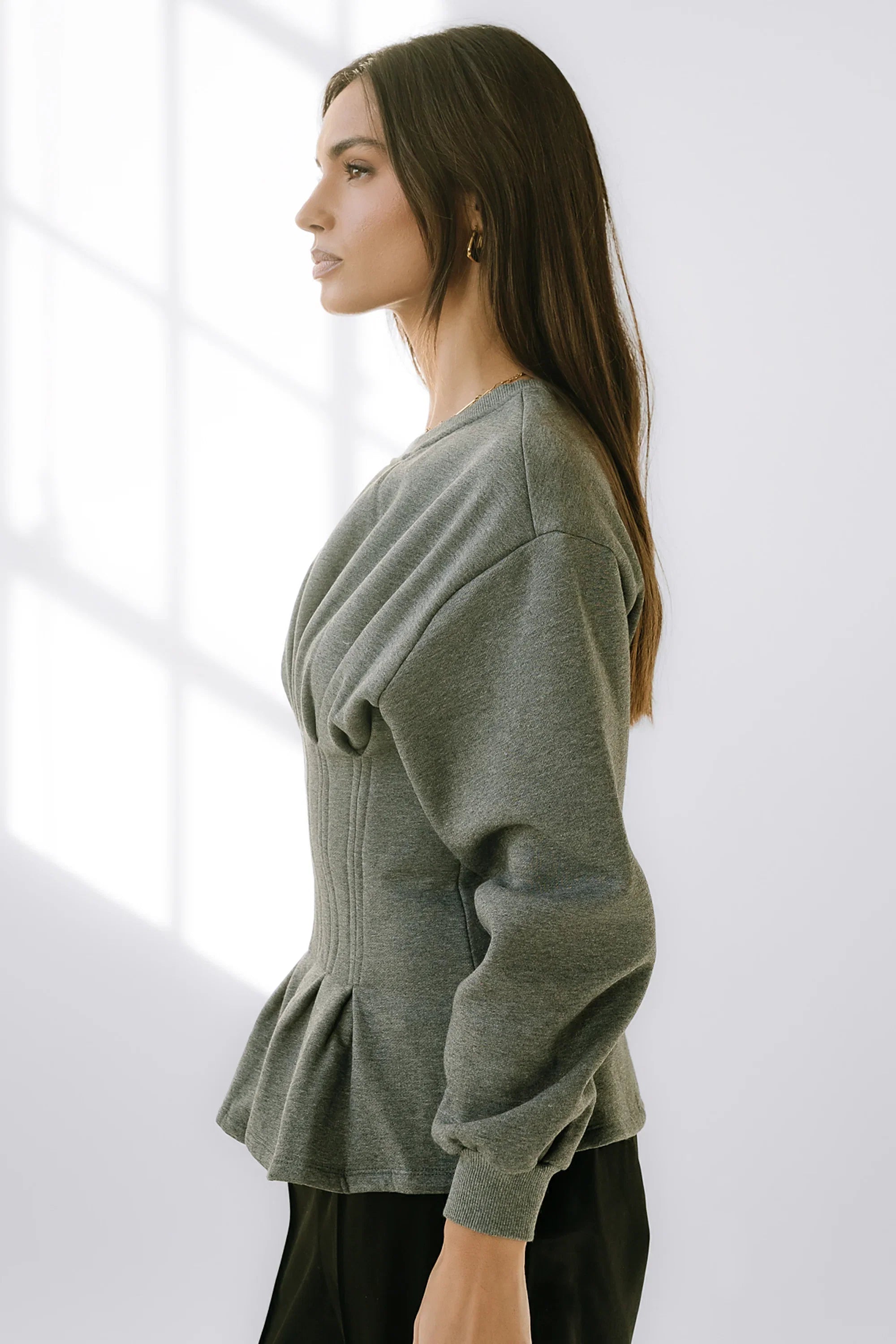 York Pleated Sweater FINAL SALE