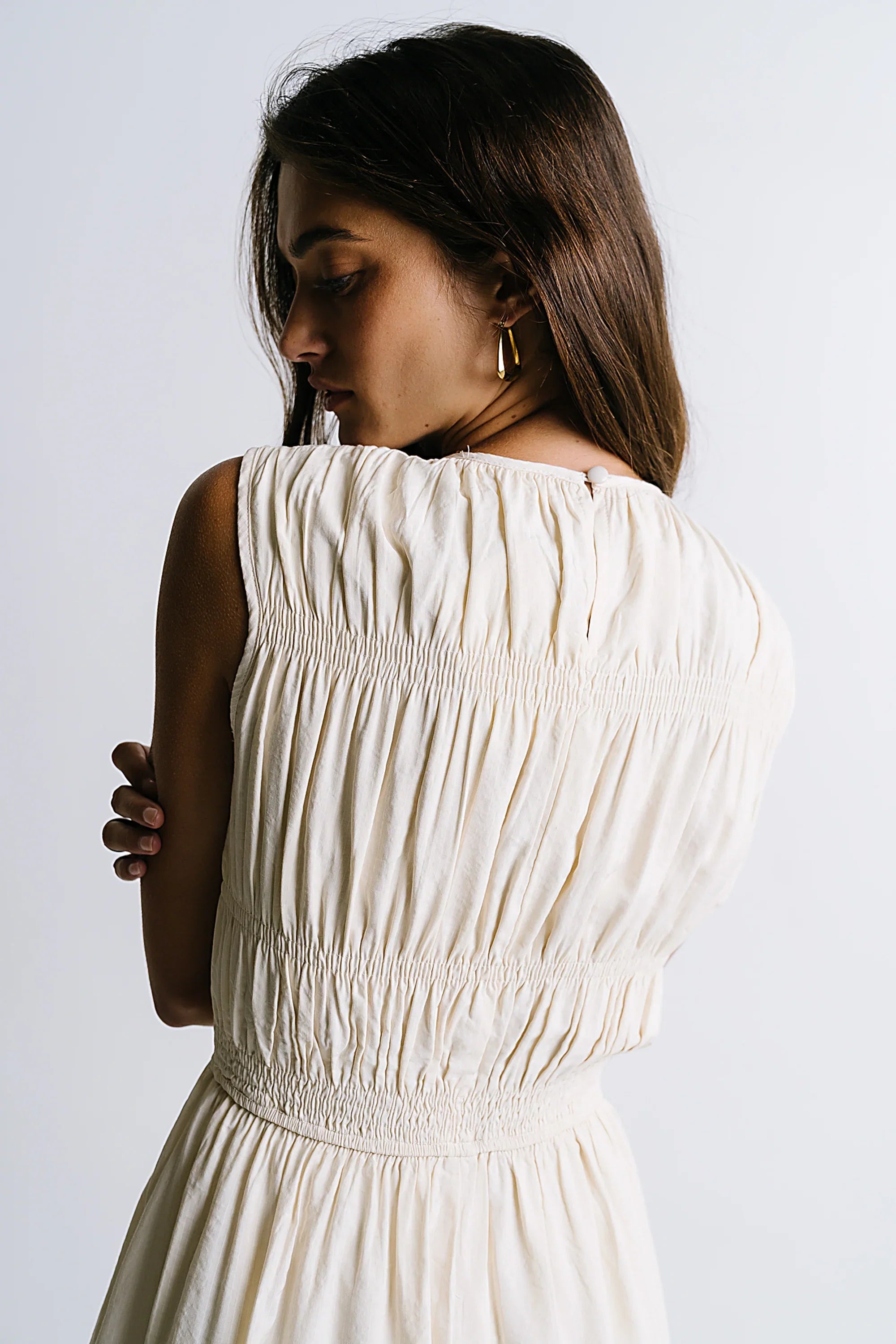 Johna Smocked Midi Dress FINAL SALE