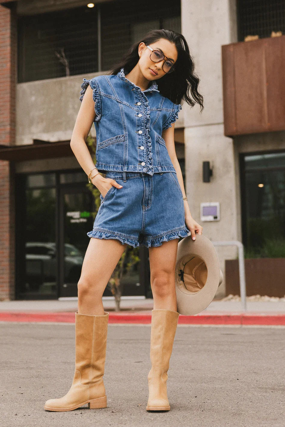 Sasha Ruffled Shorts FINAL SALE