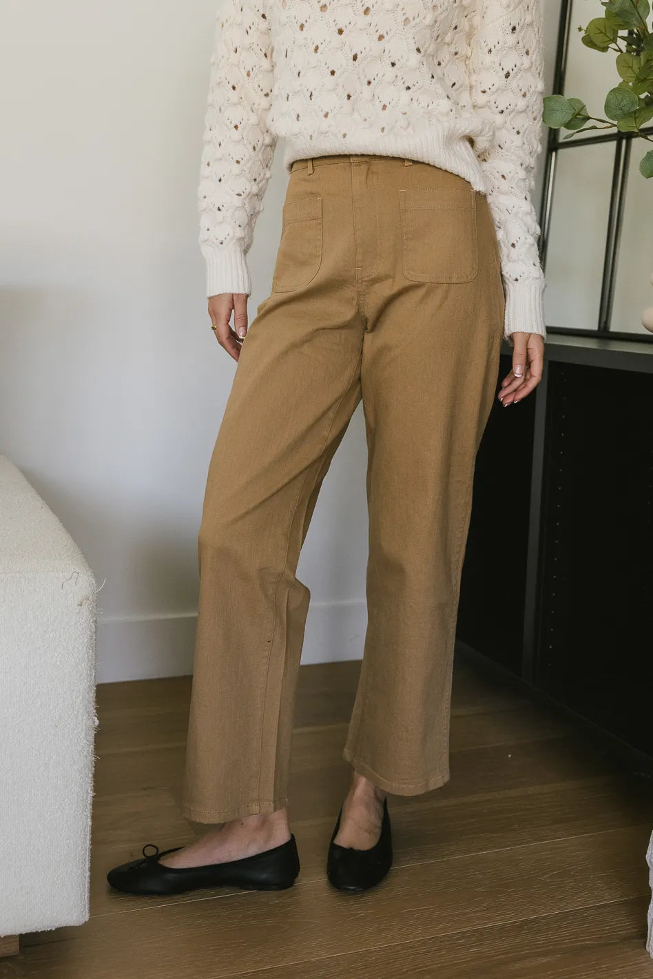 Magnolia Straight Leg Pants in Tan FINAL SALE