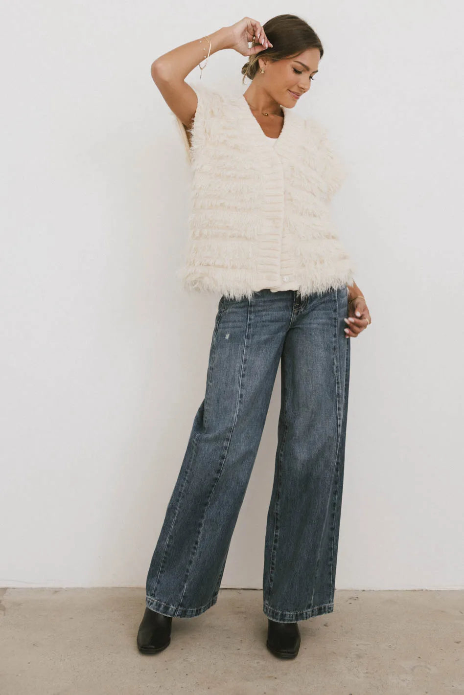 Ratanna Texture Knit Cardigan FINAL SALE