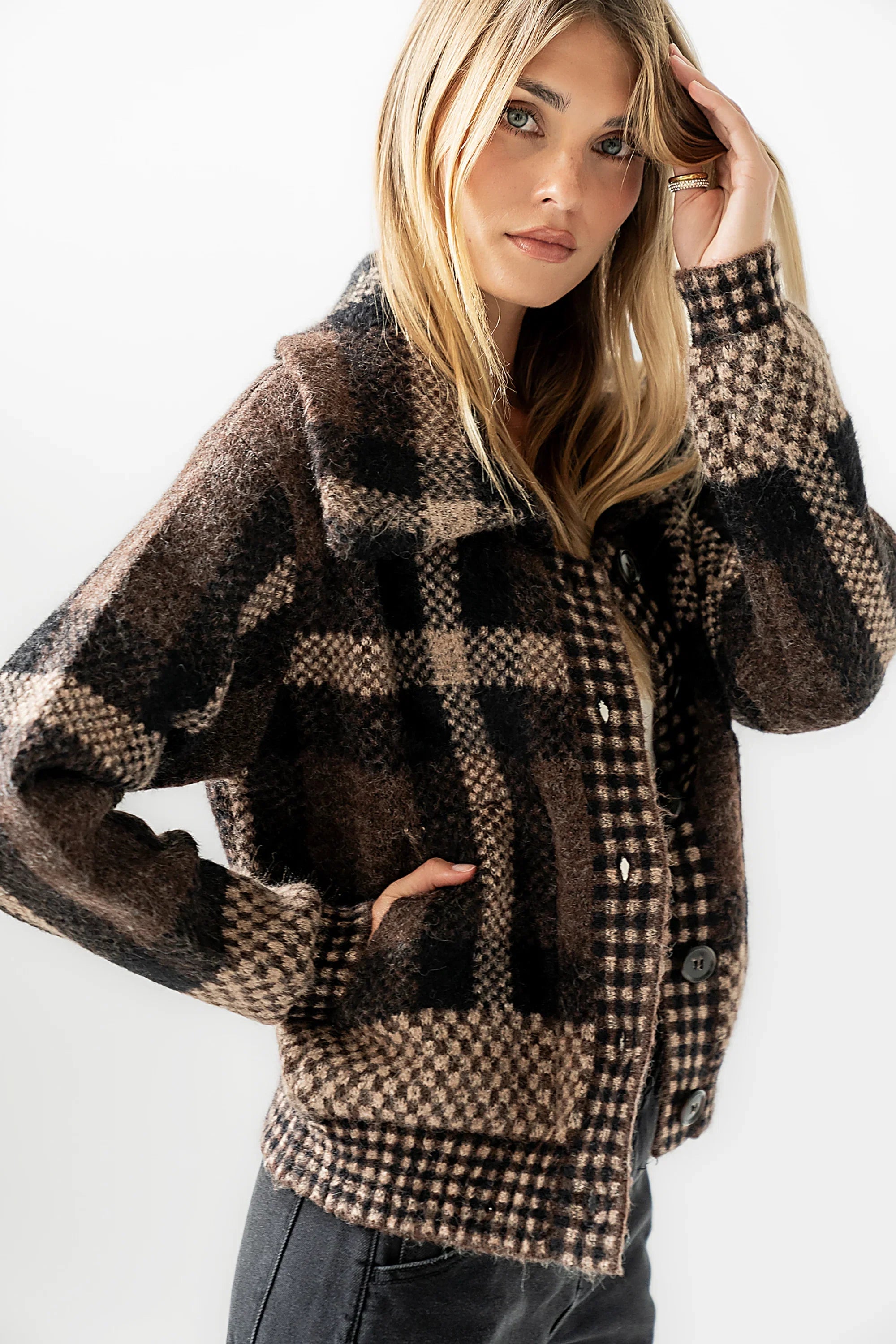 Janelle Plaid Jacket