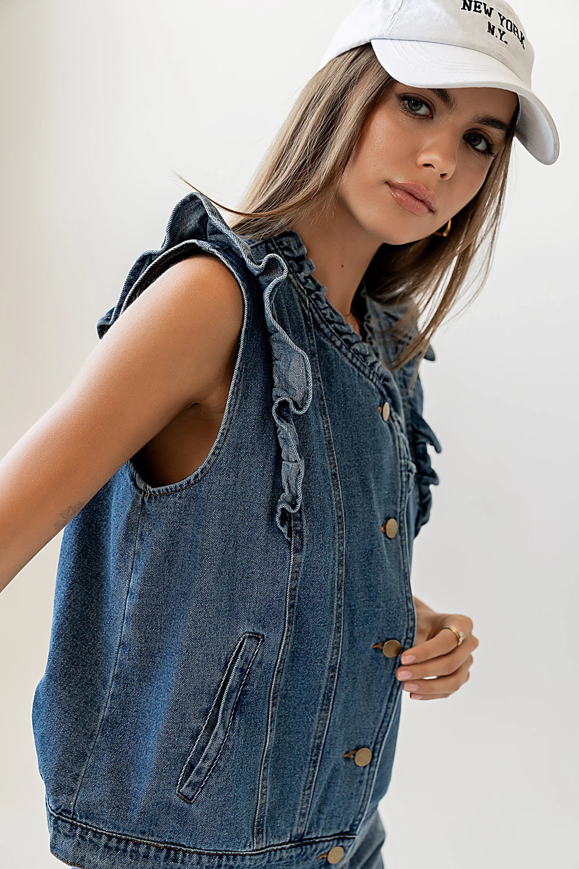 Kyler Denim Vest