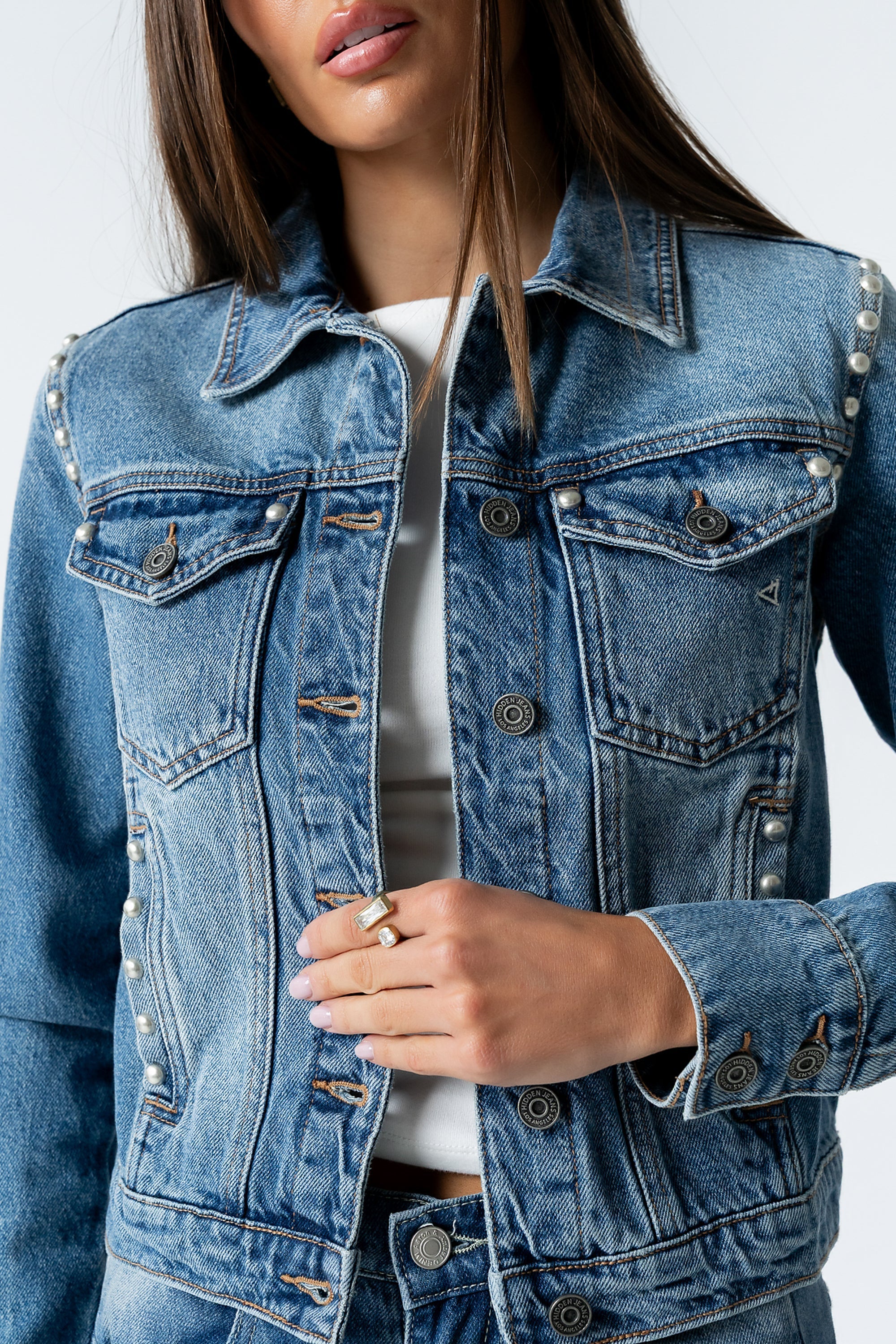 Majorca Studded Denim Jacket