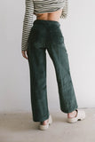 Ariella Corduroy Pants in Teal FINAL SALE