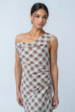 Renae Plaid Maxi Dress