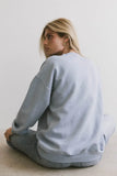 Pretty Bows Crewneck in Blue FINAL SALE