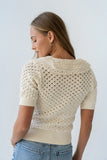 Sunny Crochet Top