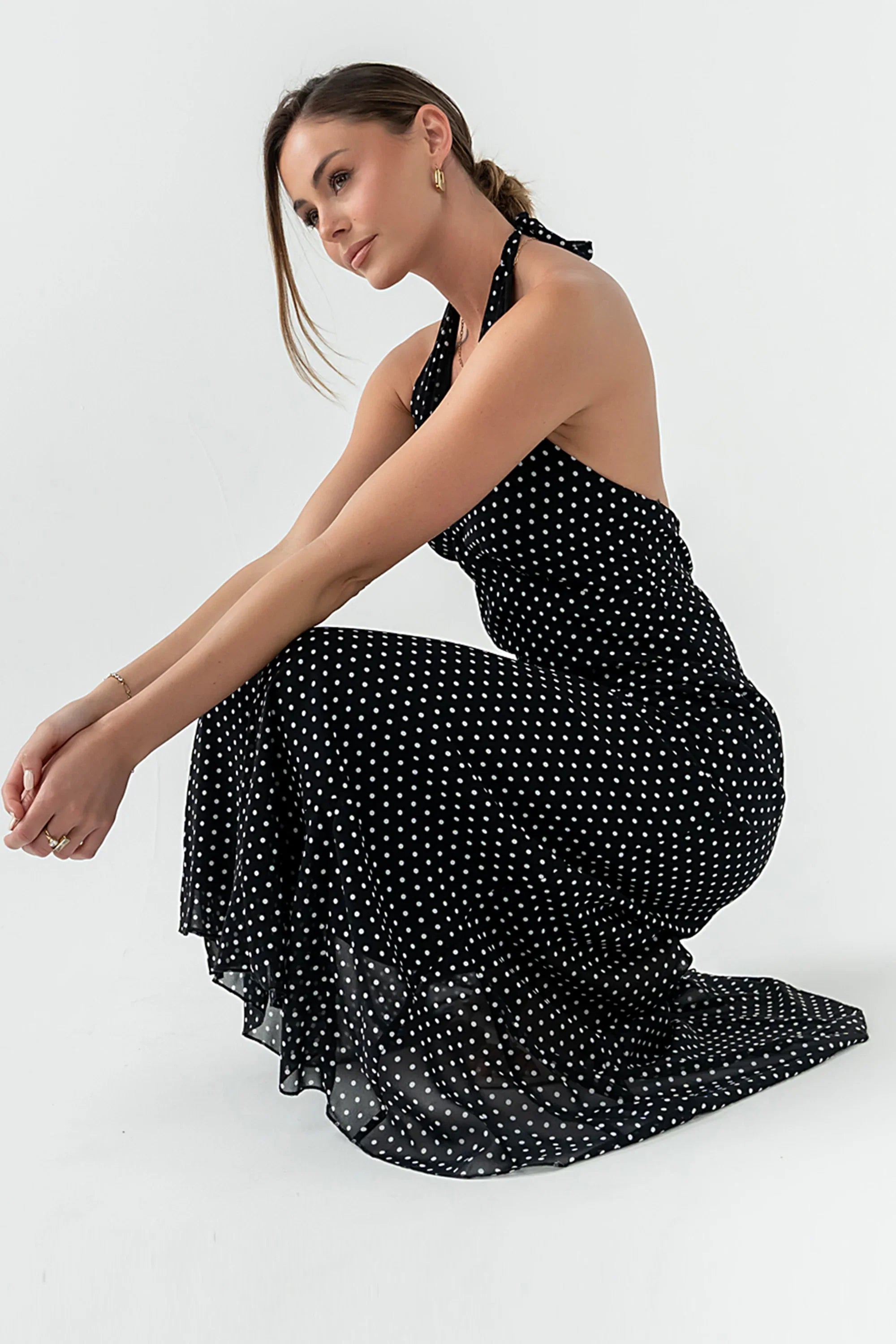 Andie Polka Dot Maxi Dress