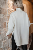 Gracie High Neck Sweater in Cream FINAL SALE
