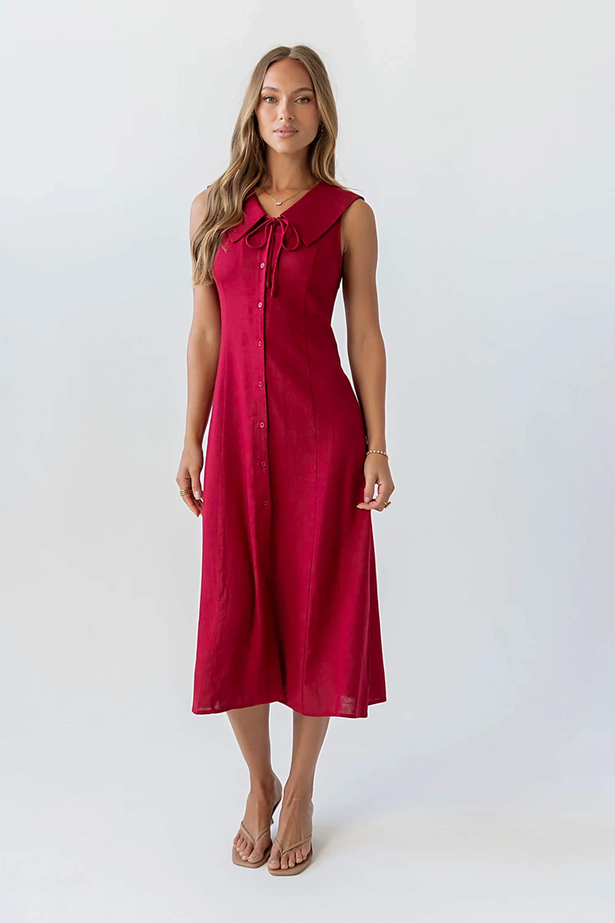 Danika Button Down Maxi Dress