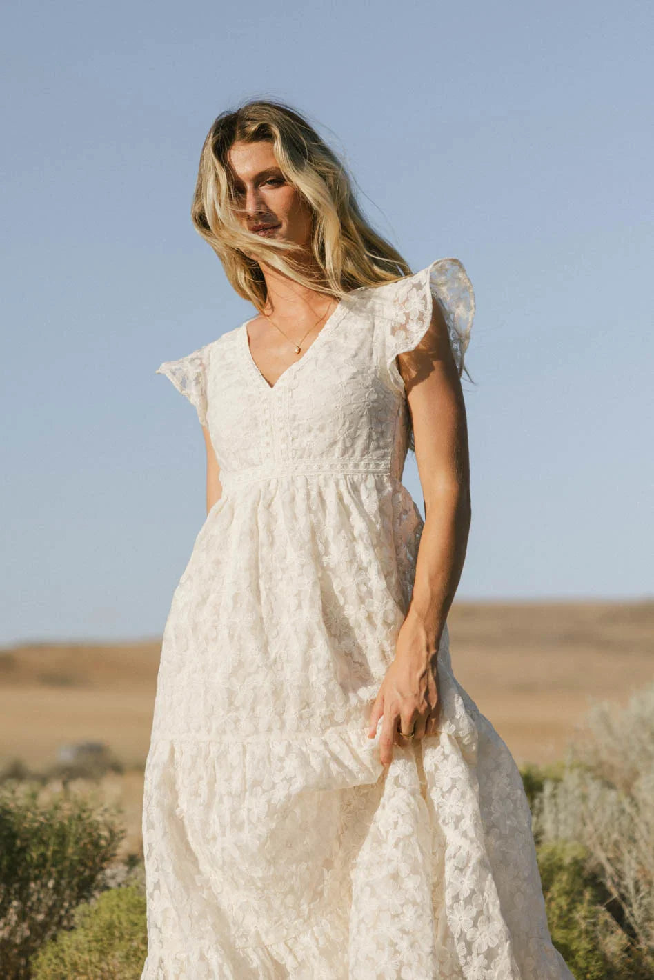 Isnt It Lovely Dress in Cream FINAL SALE