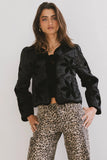Shelly Quilted Jacket in Black FINAL SALE
