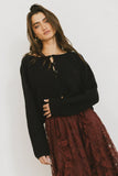 Cabbet Cardigan in Black FINAL SALE