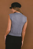 Tori Sweater Vest in Grey FINAL SALE