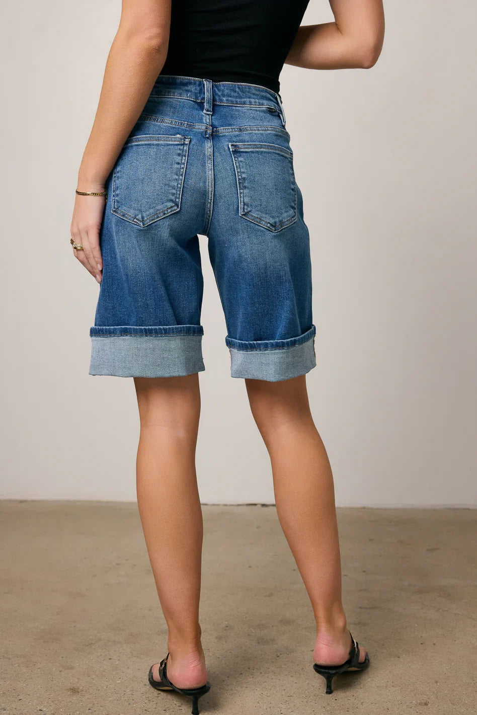Gianna Cuffed Bermuda Shorts FINAL SALE