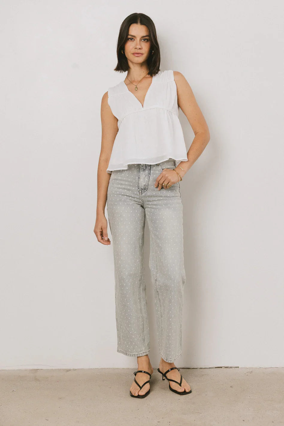 Ruth V Neck Top FINAL SALE