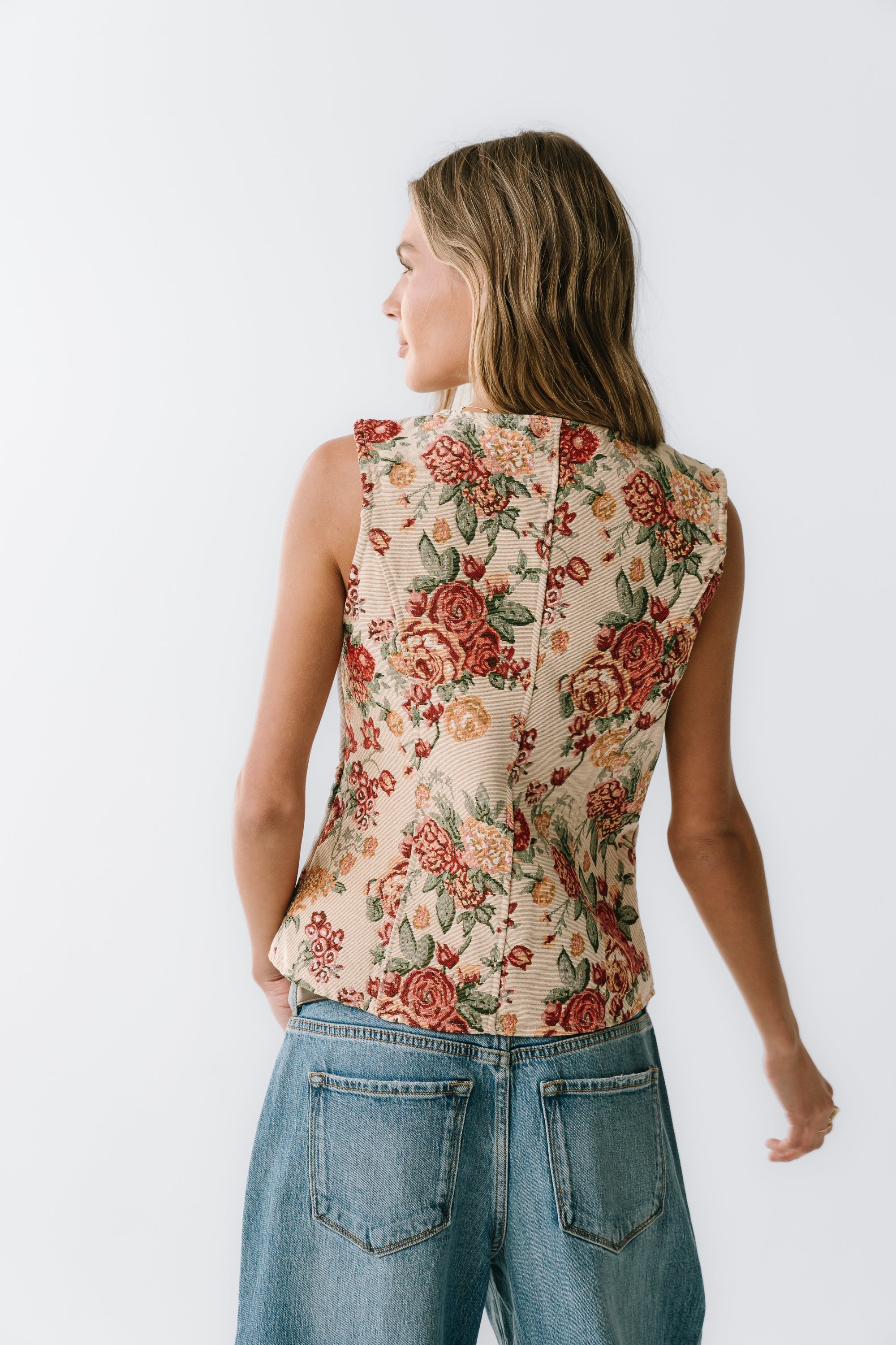 Joanna Floral Vest