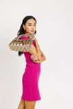 Tasha Woven Crossbody in Gold FINAL SALE