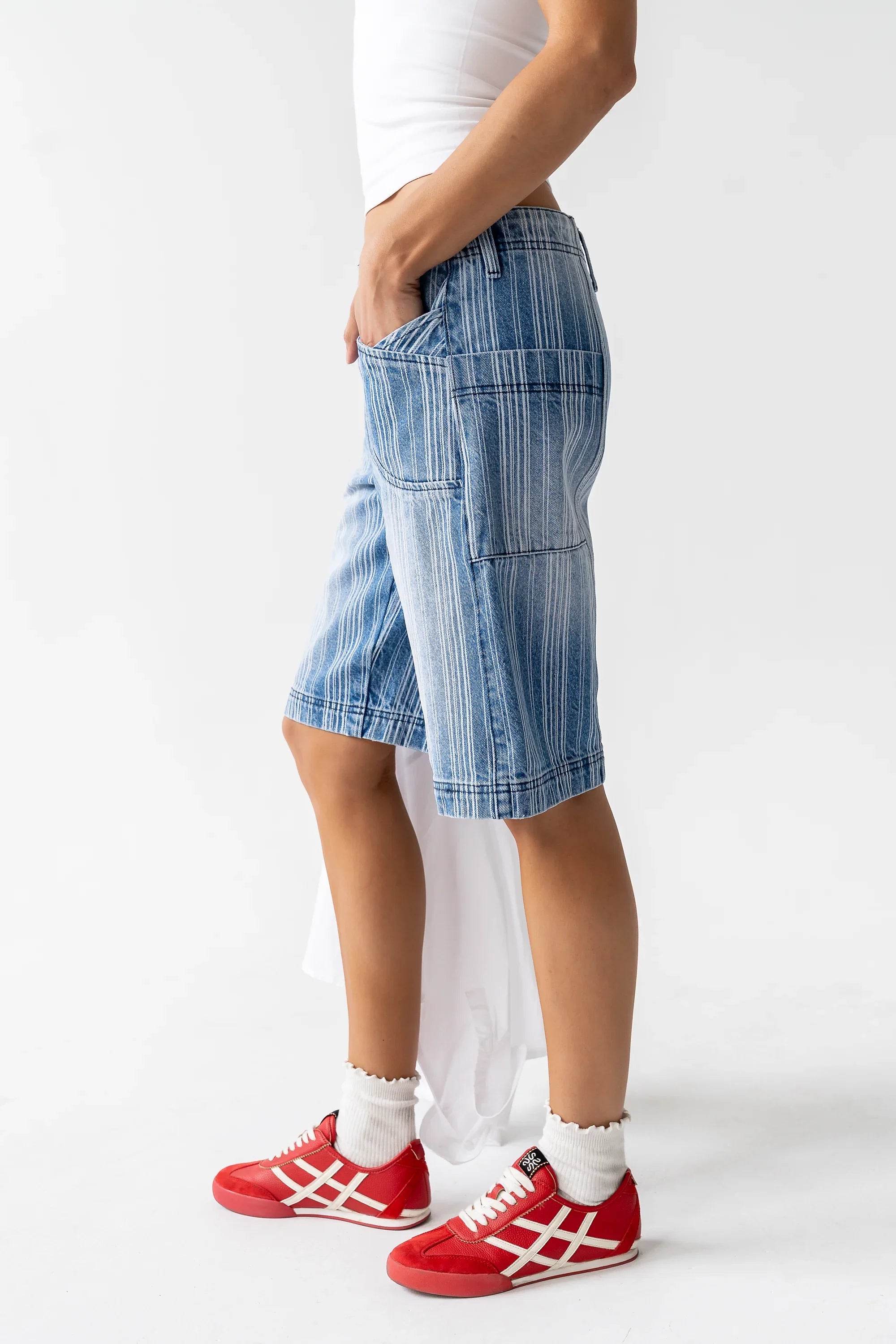 Franklin Striped Bermuda Shorts