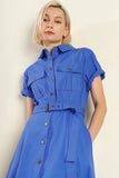 THE ESSENTIAL SHIRT DRESS BLUE