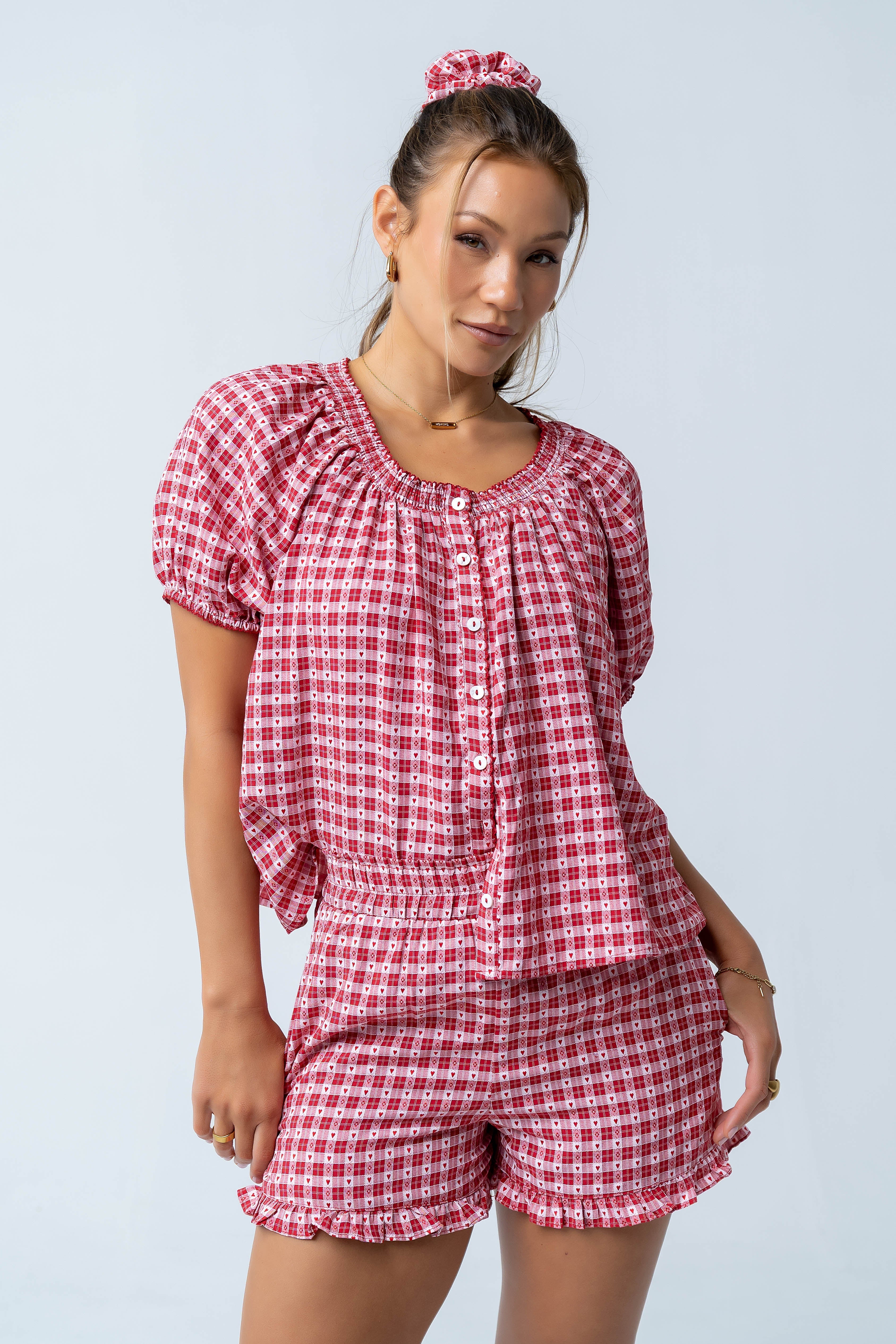 Ambree Gingham Shorts
