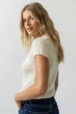 Zoey Knit Sweater in Ivory