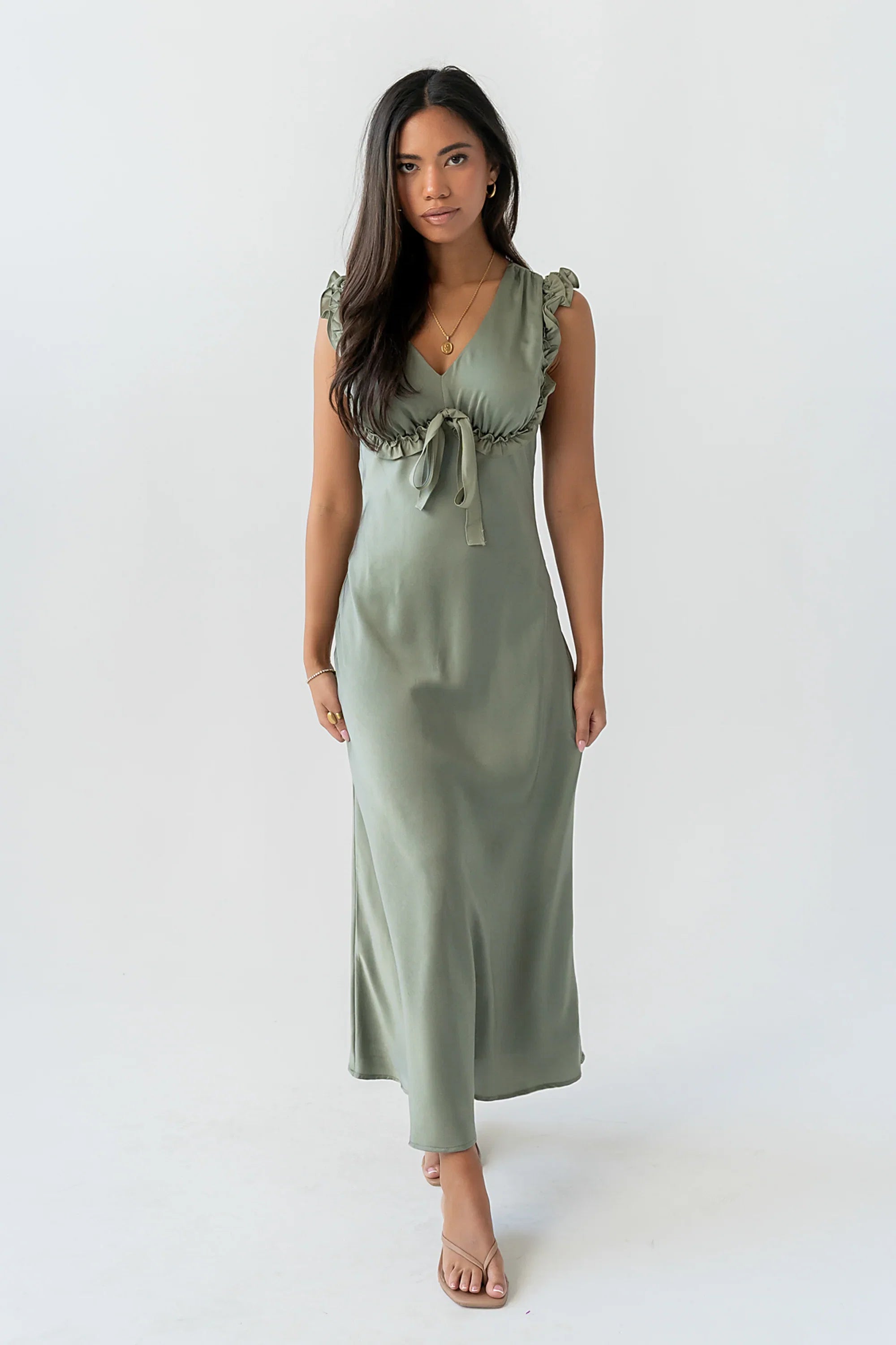 Tracey Maxi Dress in Green
