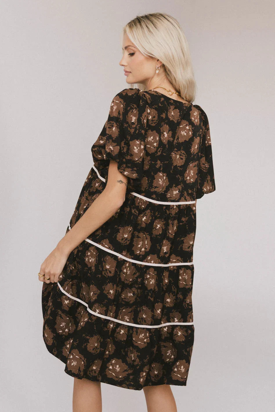 Ostella Floral Midi Dress FINAL SALE