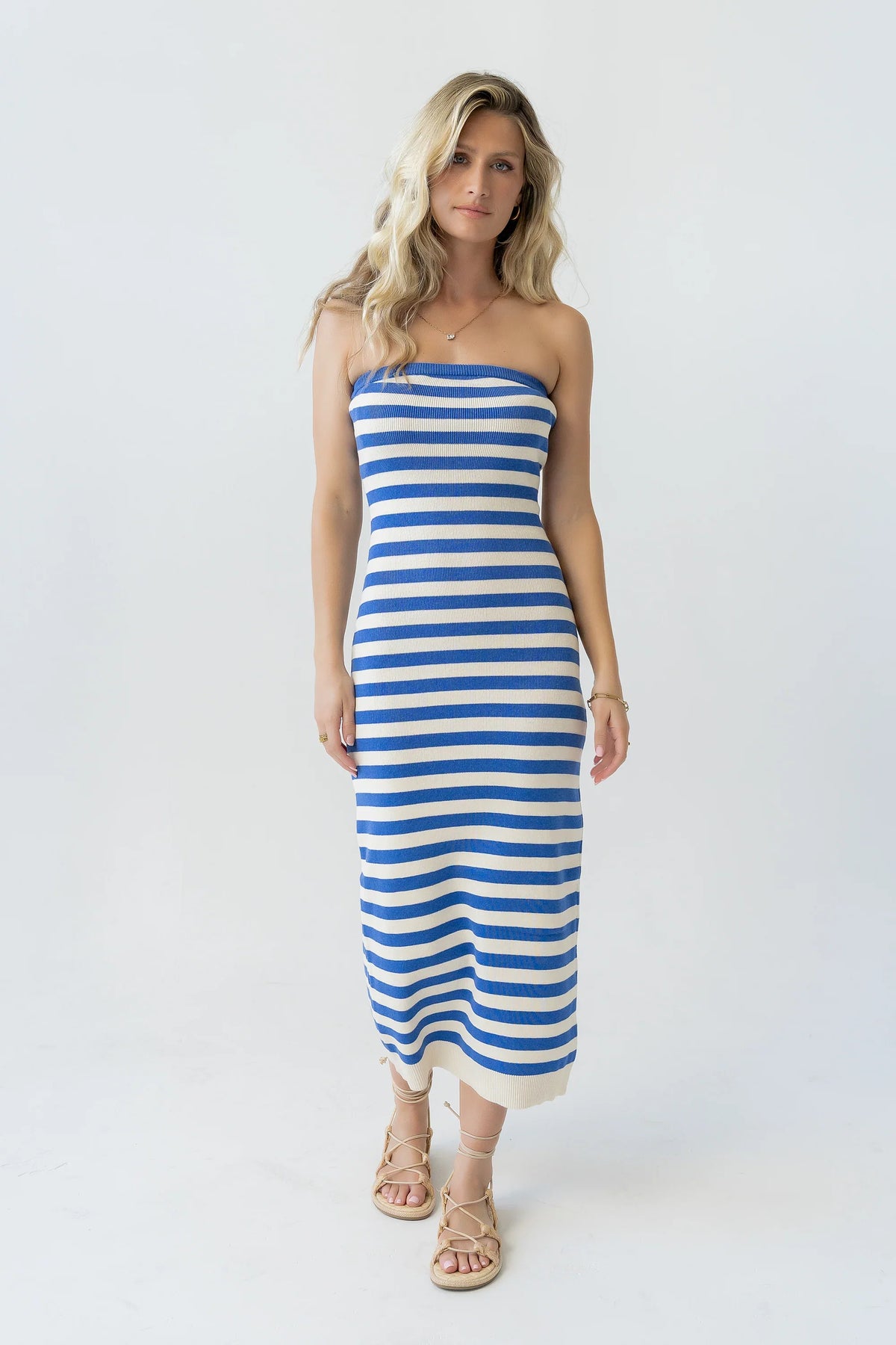 Sydni Strapless Knit Maxi Dress