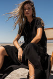 Amanda Tiered Dress in Black FINAL SALE