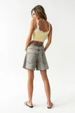 Finneas Denim Shorts in Grey