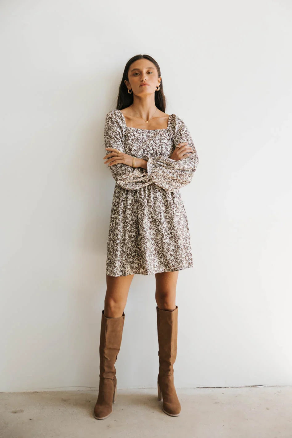 Blythe Smocked Mini Dress FINAL SALE